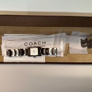 Vintage Silver Coach Watch (original receipt)